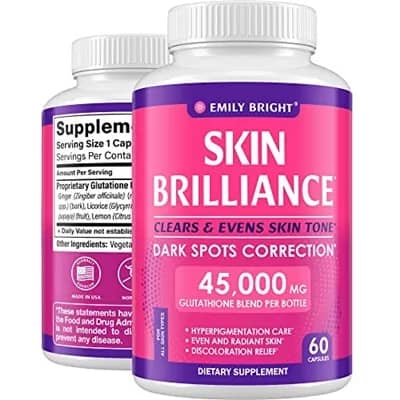 Buy Online Original Skin Brilliance Capsules in Pakistan at starting prices of just 3000-PKR only, Skin Brilliance Capsules in Pakistan Emily shiny skin brilliance tablet enriched with glutathione – which is a effective antioxidant known for its pores and skin whitening homes – emily brilliant brings a couple of advantages to your fitness. It enables to counteract loose radicals and protects the body from their damaging outcomes, reducing oxidative stress. Oxidative stress plays a key function within the getting older process. Glutathione may want to save you the onset of growing older as its concentration decreases all through aging. That is another purpose for using glutathione whitening capsules as they assist preserve your pores and skin easy, tightened, and looking younger. Receive anti-growing older consequences even as whitening your pores and skin! Relieves hyperpigmentation and dark spots whilst successfully brilliance and night pores and skin tone.  Skin Brilliance Tablets Benefits Capabilities. 2000mg glutathione - packed with glutathione, one of the maximum effective antioxidants, helps maintain young searching and smooth skin. Anti-growing older effect - keep your skin smoothed, tightened, and younger-searching, even as additionally lightening your pores and skin tone. Ingredients of Skin Brilliance Tablets product is the product of diet c + glutathione which is an antioxidant present in our body that helps whitens & brightens our skin.