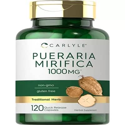  Buy Online Original Pueraria Mirifica Capsule in Pakistan at starting prices of just 3000-PKR only,  Pueraria Mirifica Capsule in Pakistan Also called kwao krua, this complement comes from the tuberous root of a plant that grows in thailand and malaysia. In uncooked shape, the foundation looks like a potato. The basis is dried and powdered and has been used as a complement in conventional thai medicinal drug for over one hundred years for its intended “rejuvenating features”. This complement, usually bought in pills of powder or as a topical cream, is now broadly to be had inside the united states of america. The active compounds in the complement are known as phytoestrogen. Inside the body, they act in addition to the hormone estrogen. Pueraria Mirifica Capsule how To Use In regards to pueraria mirifica (white kwao krua), a dose of 20-50mg of root powder (not an extract) is taken every day once in the morning. This appears to be substantially bioactive, and it would be really useful to not exceed this dosage. Pueraria Mirifica Tablet Ingredients Pueraria mirifica contains various phytoestrogens consisting of deoxymiroestrol, daidzin, daidzein, genistin, genistein, coumestrol, kwakhurin, and mirificine, β-sitosterol, stigmasterol, campesterol, and mirificoumestan.