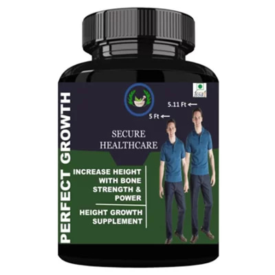 Buy Online Original Securehealth Perfect Growth Capsule in Pakistan at starting prices of just 4000-PKR only, Securehealth Perfect Growth Capsule In Pakistan It's far a tablet supplement a good way to boom your peak by way of 3 to 7 inch, you may get 30 capsule on this bottle, which you will need to take one capsule inside the morning and one in evening. Perfect boom is a important and compelling blend of herbs that fixes organ associated infections. It enhances blood flow of the human frame, in conjunction with this it builds up power for its easy working. Everyday intake of best increase improves liver, the procedure of digestion and also activates the organ as properly. The muscle tissue and organs of the frame encounter a smooth circulate and float of blood. It restores the affectability of iron deficient operational hubs which leads to ordinary improvement and bodily advancement to pick out up stature further. It moreover shops calcium in skeletal muscle mass critical for stature advantage. It fixes widespread shortcoming and provides to the advancement of the entire body. Ingredients of Securehealth Perfect Growth Capsule: Whey Protein Skimmed Milk Powder Millet Flour Soya Beej Safed Moosali Ashwagandha Shatavari Benefits of Securehealth Perfect Growth Capsule in Pakistan The consumption of ideal boom promotes boom hormone, concerned device, improves metabolism, builds tissues, and lets in within the approach of bone. Approximately This Item Securehealth Perfect Growth Capsule Raise and broaden peak certainly: peak works with the resource of providing your nutrient-hungry bones with the gas they need to unleash their full potential. Subsidized via generation and repeatable, showed effects. You can appearance similar to what you do now, simplest taller. Gain Your Body's Top: Have you ever dreamed of being taller? With height, getting taller isn't certainly wishful thinking. It may end up your new truth. Upload 1-3 complete inches of the proportional peak for your frame with one clean normal pill.