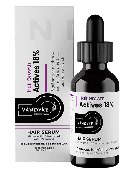Vandyke 18% Hair Growth Actives Serum Promote Healthy Hair Growth