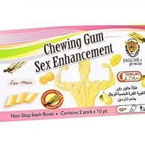 Buy Online Original Chewing Gum Sex Enhancement in Pakistan at starting prices of just 6000-PKR only Chewing Gum Sex Enhancement in Pakistan Chewing gum intercourse enhancement stimulates sexual arousal and extends the period of sexual pastime. It improves blood flow to the genital place and enlarges the blood vessels to get rock difficult erections. Chewing gum sex enhancement creates the uncontrollable sexual choice to acquire all the benefits of a wholesome sexual courting. Growth your standing electricity with chewing gum intercourse enhancement! Who Benefits from chewing gum? Preserve your teeth healthful As lengthy as it's sugarless, chewing gum for 20 mins once you consume can help defend your teeth by using eliminating food debris and growing your saliva waft. Your saliva strengthens your teeth enamel because it consists of phosphate and calcium. How many chewing gums in keeping with day? Gum tips Chewing sugarless gum is also beneficial for tooth: it will increase the go with the flow of saliva, thereby washing away acids produced by micro organism in plaque, which decreases hazard for teeth decay, in line with the american dental affiliation. 2. Limit gum to 5 or six portions according to day. A way to use Chewing Gum Sex Enhancement in Pakistan Use this gum as a minimum 30 minutes before sexual pastime. Do now not use this product when you have extreme fitness troubles or in case you are underneath 18 years of age. Consult a licensed health practitioner for greater info.